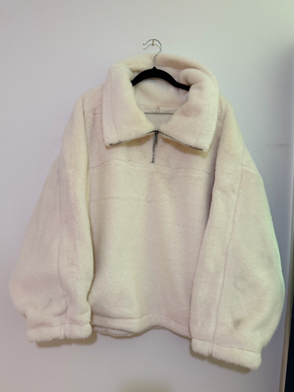 FP Movement Alpine faux fur sweatshirt size L